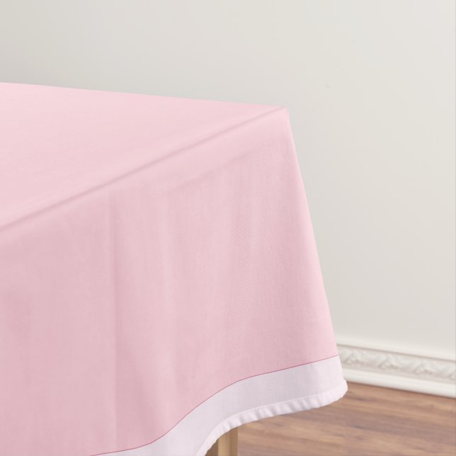 Pastel pink tablecloth (In Situ)
