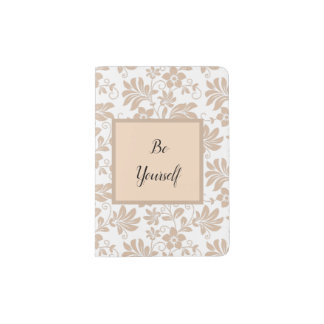 Pastel Pink Vintage floral  Passport Holder