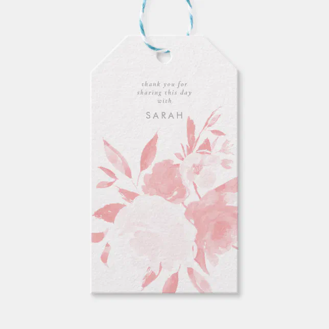 Watercolor Floral Gift Tags