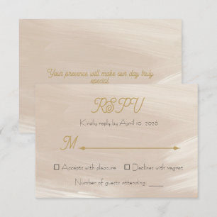 Pastel Pink Wedding RSPV Card (style 2)