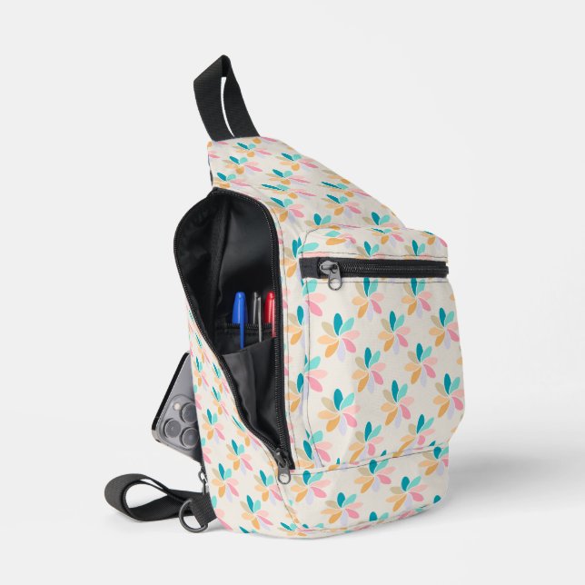Pastel Pinwheel Sling Bag (Open)