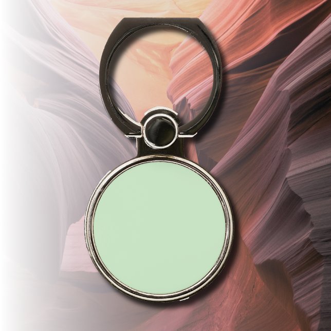 Pastel Pistachio Solid Color | Classic | Elegant Phone Ring Stand (Creator Uploaded)