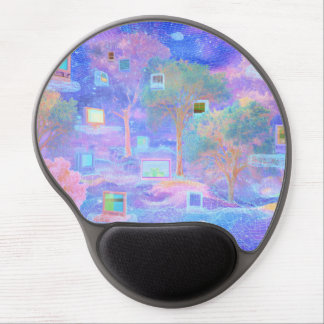 Pastel Pixel Dream Sky Art Mousepad