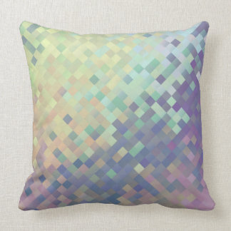 Pastel Pixel Throw Pillow