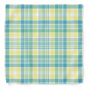 Pastel Plaid Bandana