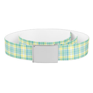 Pastel Plaid Belt