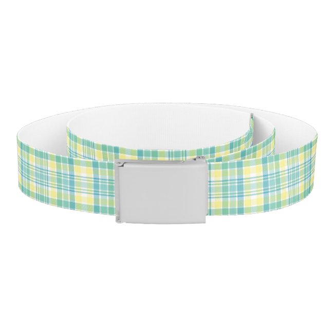 Pastel Plaid Belt (Coil)