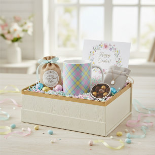 Pastel plaid  coffee mug