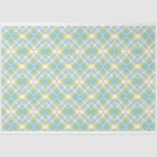 Pastel Plaid Decoupage Tissue Tissue Paper