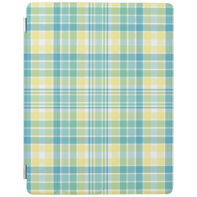 Pastel Plaid iPad Smart Cover (Front)