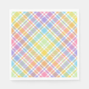 Pastel Plaid Napkins