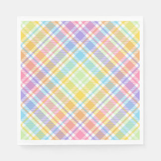 Pastel Plaid Napkins