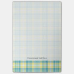 Pastel Plaid Post-it Notes