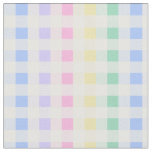 pastel plaid rainbow retro gingham fabric
