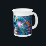 Pastel Plastic Drink Pitcher<br><div class="desc">This multi-colored fractal image suggests background light passing through translucent, pastel plastic.</div>