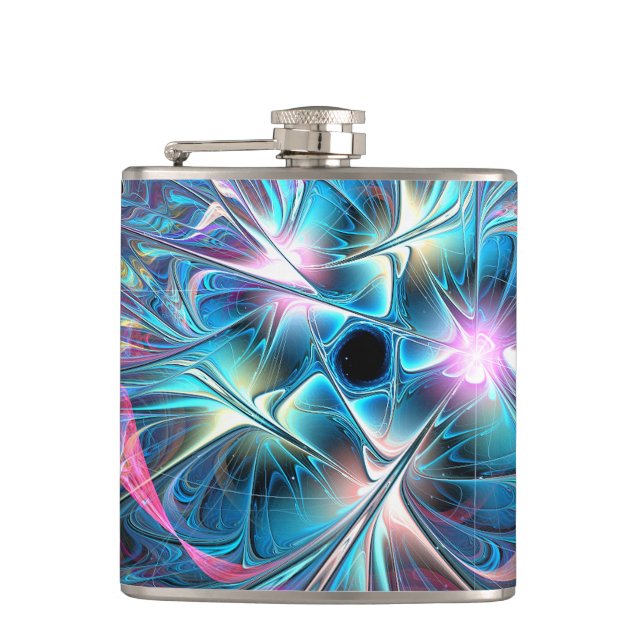 Pastel Plastic Hip Flask (Front)