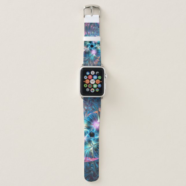 Pastel Plastic Star Apple Watch Band (Front)