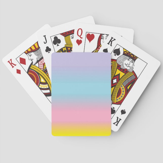 Pastel Poker Cards (Back)