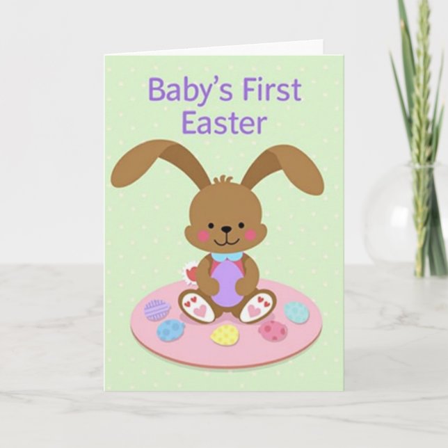 Pastel Polka Dot Animal Card (Front)