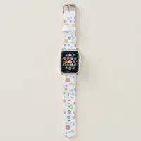 Pastel Polka Dot Apple Watch Band Zazzle