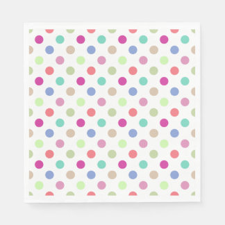 Pastel Polka Dot Napkins
