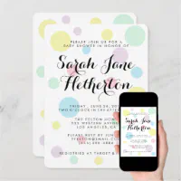 Blush Pink Floral Baby Girl Shower Invitation Template, Printable Show -  PlumPolkaDot