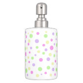 Pastel Polka Dots Bathroom Set (Front)