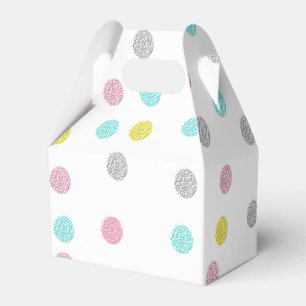 Pastel Polka Dots Favor Boxes