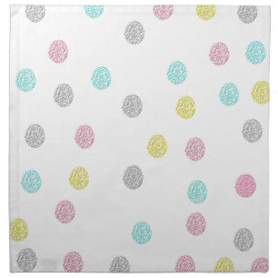 Pastel Polka Dots Napkin