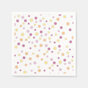 Pastel Polka Dots Paper Napkins