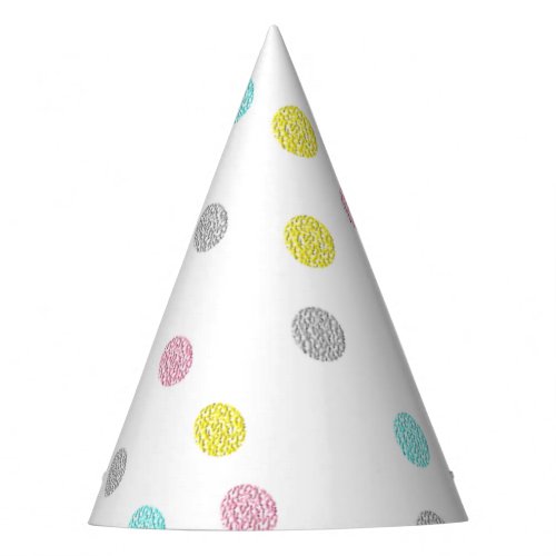 Pastel Polka Dots Party Hat