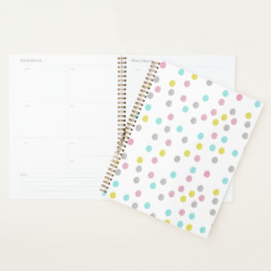 Pastel Polka Dots Planner