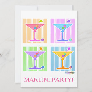 PASTEL POP ART MARTINIS