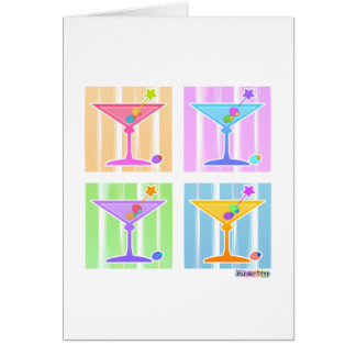 PASTEL POP ART MARTINIS