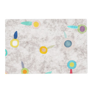 Pastel Poppies Placemat