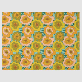 Pastel Poppies Tissue Wrapping Paper
