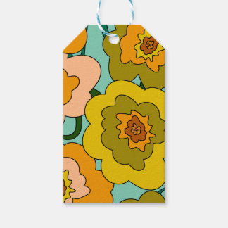 Pastel Poppies Wrapping Gift Tags