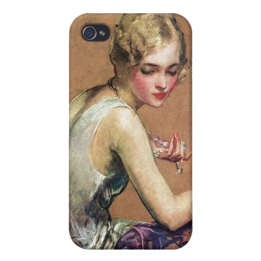 Pastel Portrait iPhone Case (Back)