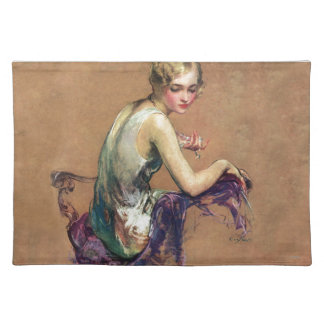 Pastel Portrait Placemat