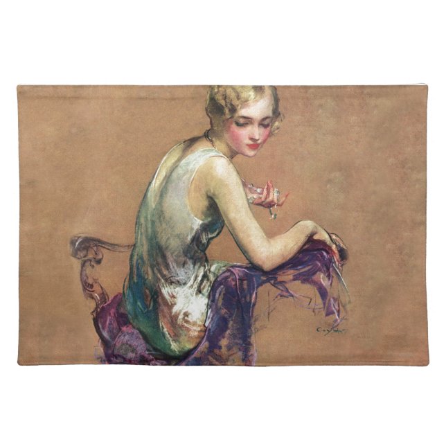 Pastel Portrait Placemat (Front)