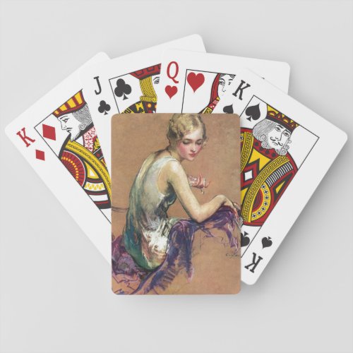 Pastel Portrait Poker Cards