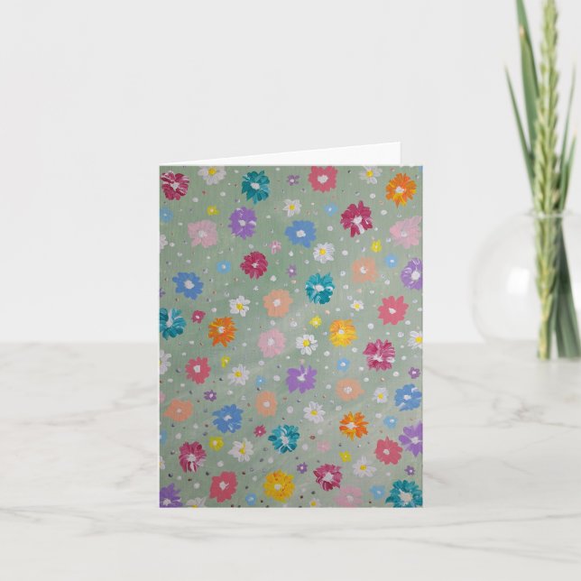 Pastel Posie Blank Note Cards (Front)