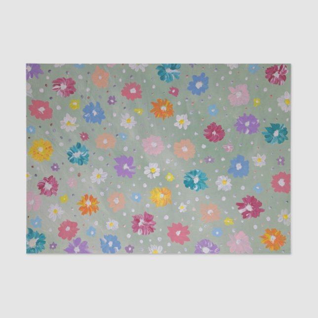 Pastel Posie Tissue Paper (Front)
