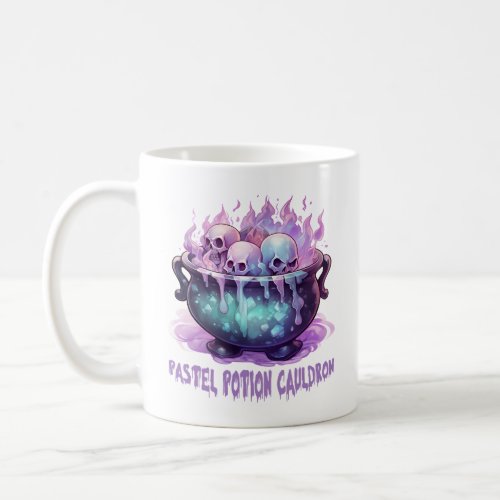Pastel Potion Cauldron  Coffee Mug