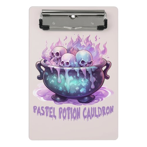 Pastel Potion Cauldron Mini Clipboard