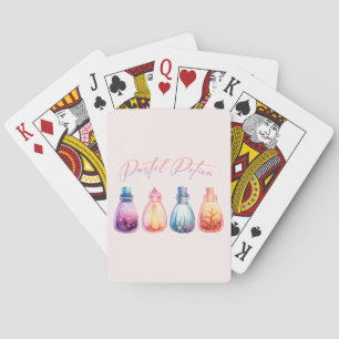 Pastel Potion – Cute and Elegant Witch Potion Poker Cards