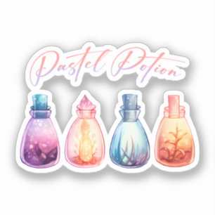 Pastel Potion – Cute and Elegant Witch Potion Sticker