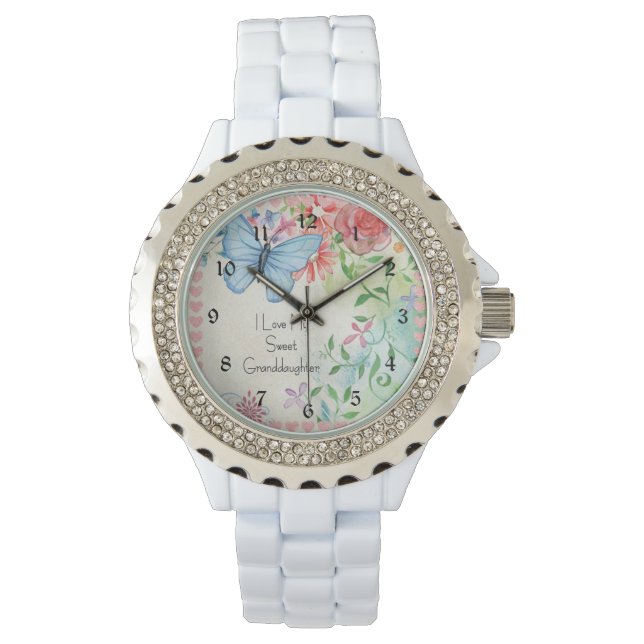 Pastel Pretty Design for Granddaughter Watch (Front)