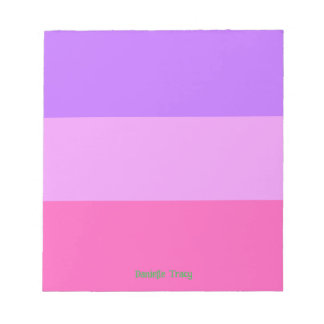Pastel Pretty Spring Colors Custom Notepad