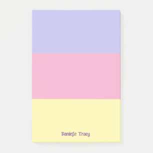 Pastel Pretty Spring Colors Custom  Post-it Notes